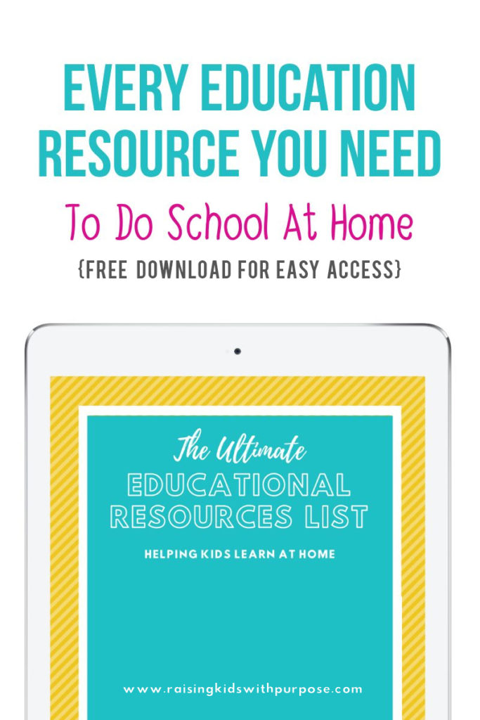 Learning at Home with Home Education Resources