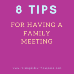 8 tips for having a family meeting