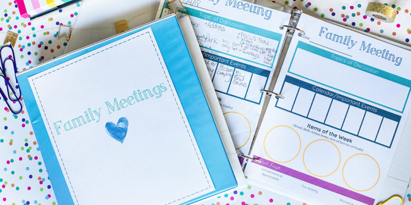 Simple Family Meeting Agenda Ideas (Free Printable)