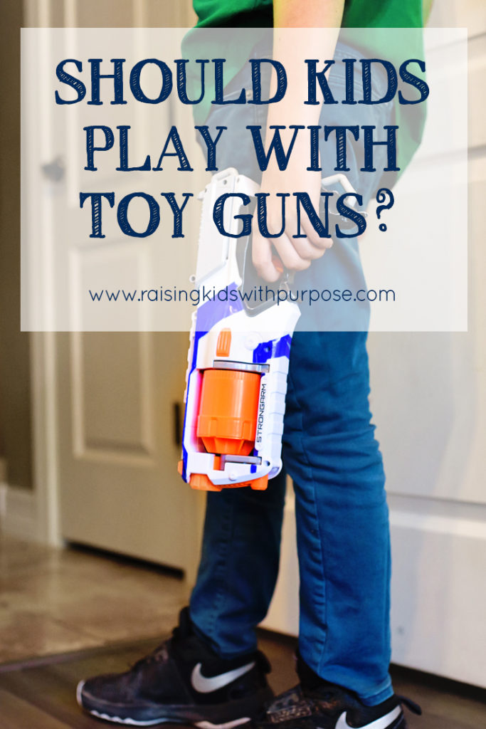 should boys play with toy guns?