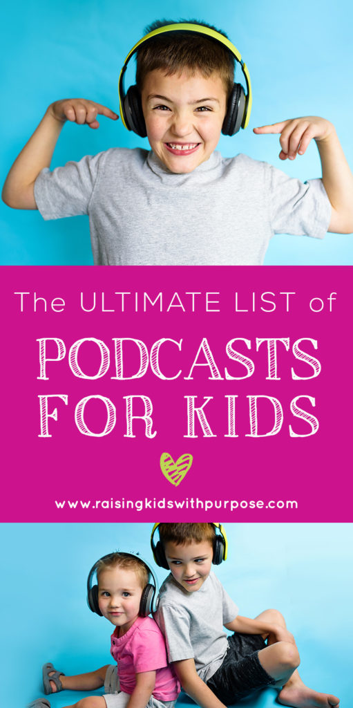 boy with wireless headphones ultimate list of podcasts for kids