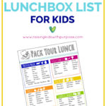 lunchbox list for kids