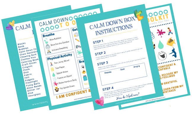 calm down toolkit for big emotions