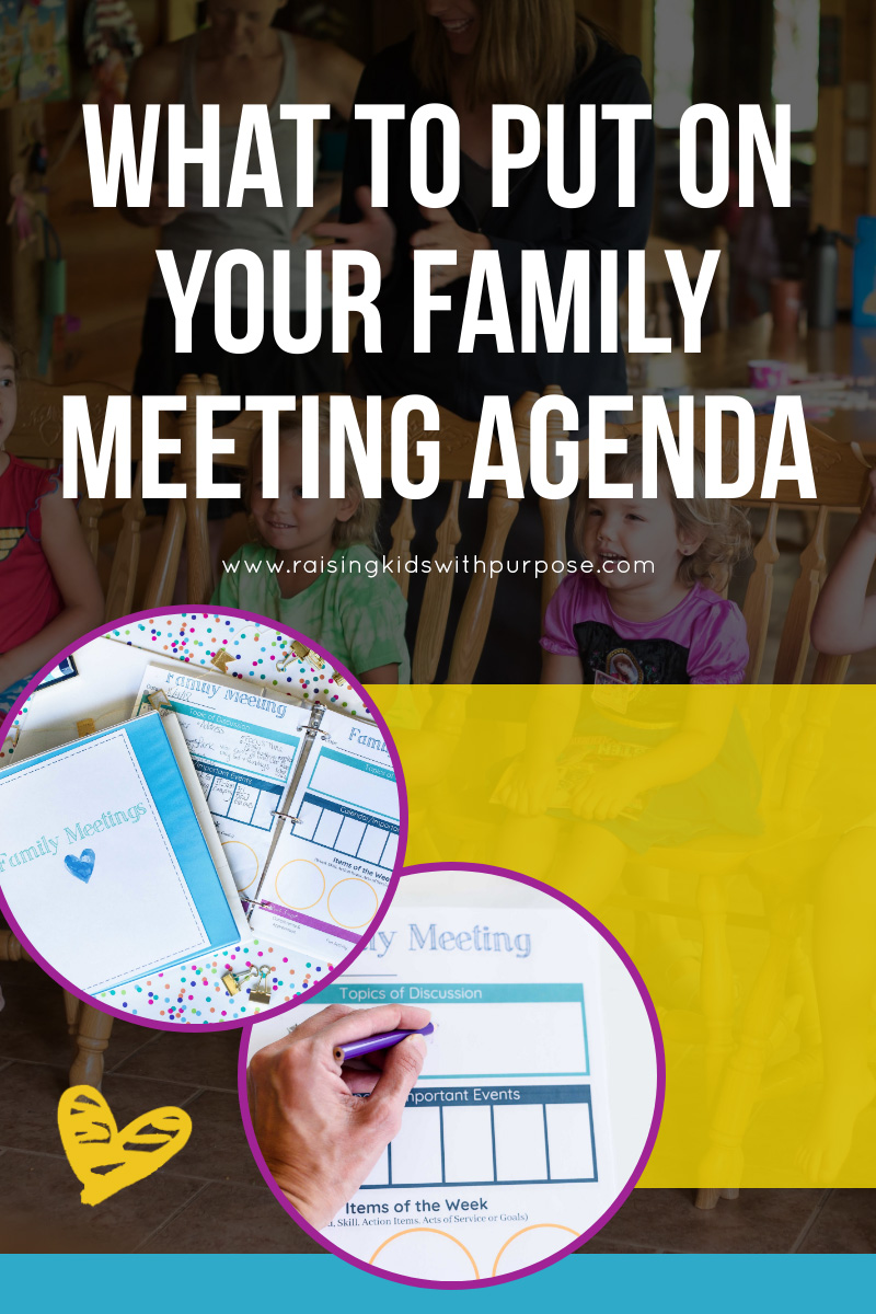 Simple Family Meeting Agenda Ideas Free Printable Raising Kids With 