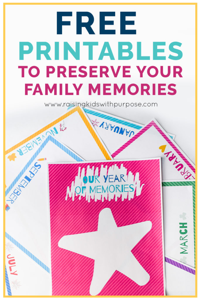 Preserve Family Memories Freebie