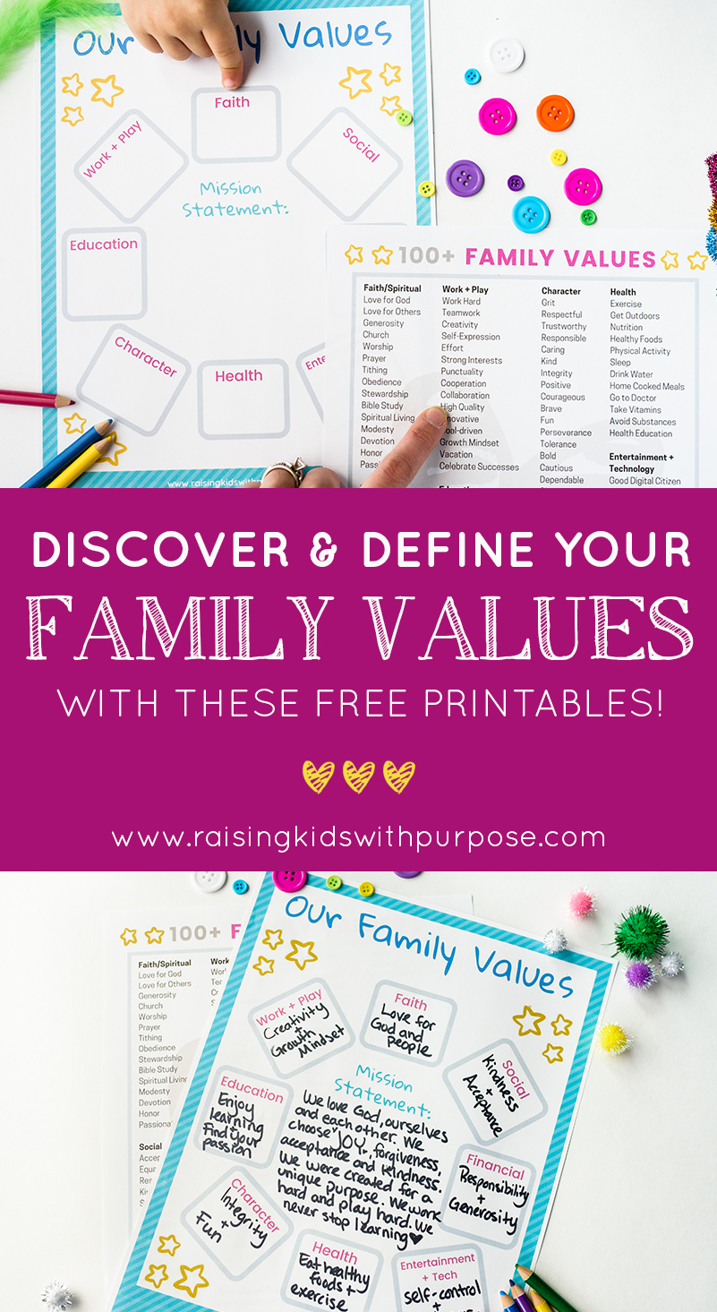 how-to-define-and-discover-your-family-values-raising-kids-with-purpose