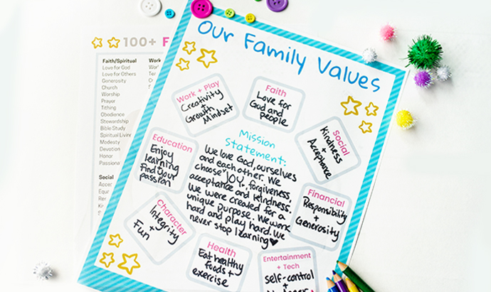 how-to-define-and-discover-your-family-values-raising-kids-with-purpose