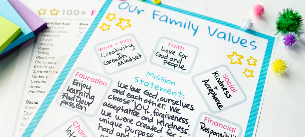 family values definition essay
