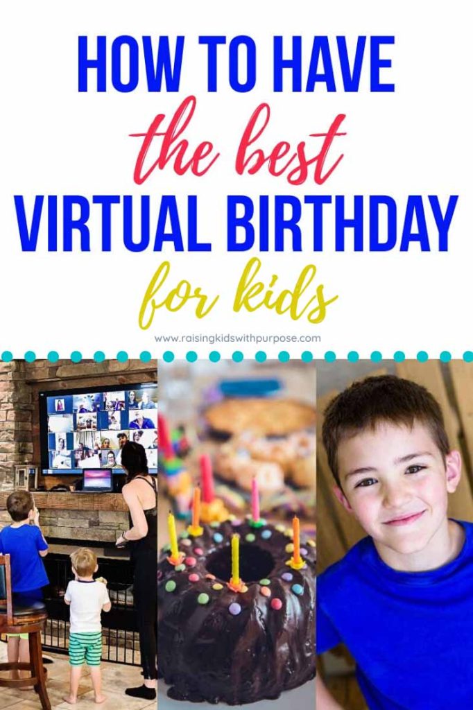 virtual birthday party planning