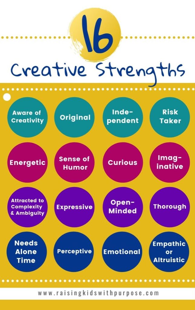 creative strengths in kids