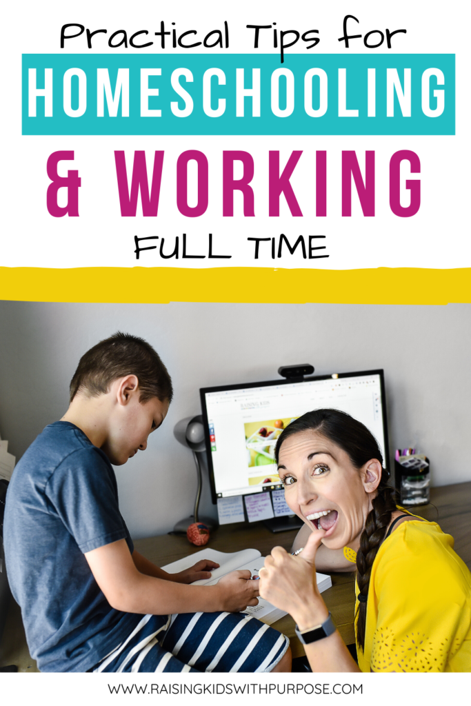 homeschooling and working full time
