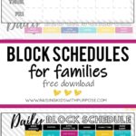 block schedules for families