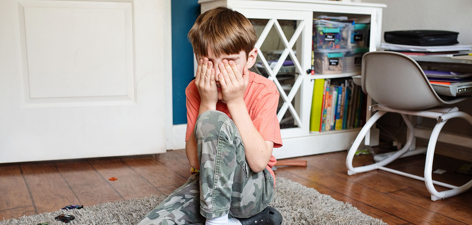 sad little boy