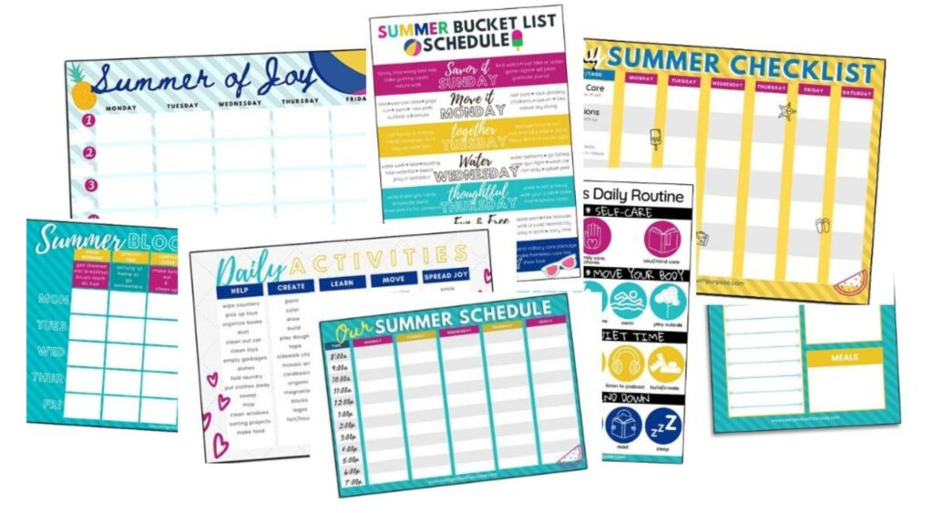 summer schedules