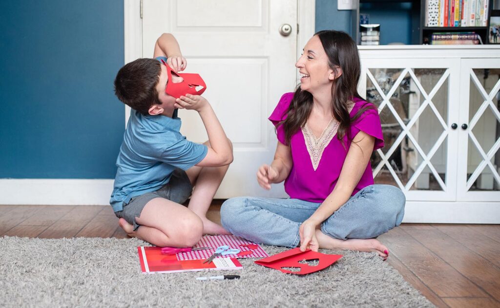 how do you see your child - this is a mom seeing her son's playfulness as something positive