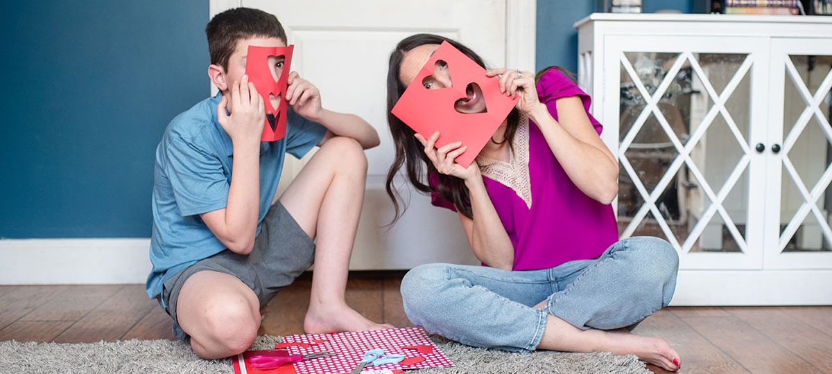 playful parenting with son