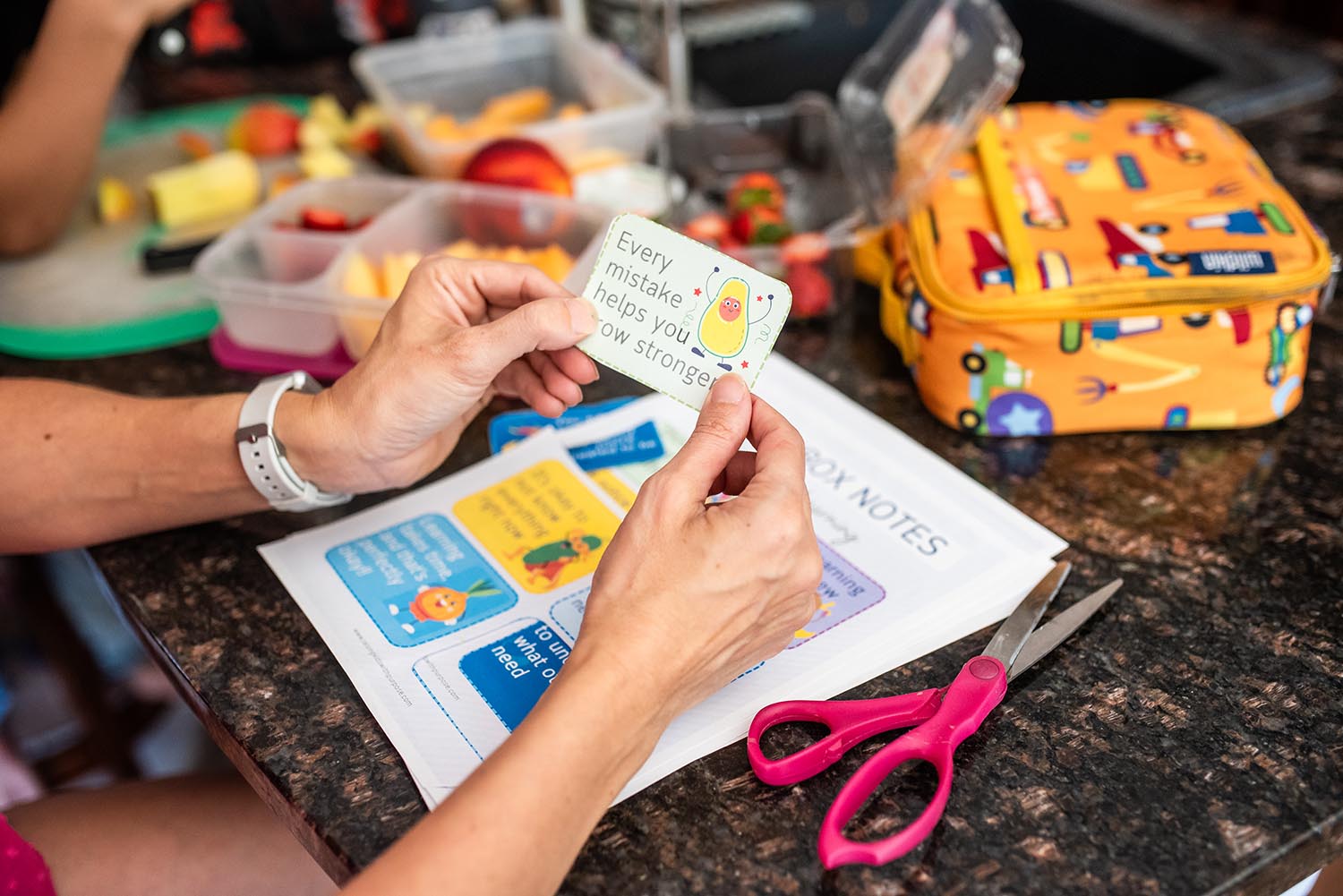 positive lunchbox notes cut out
