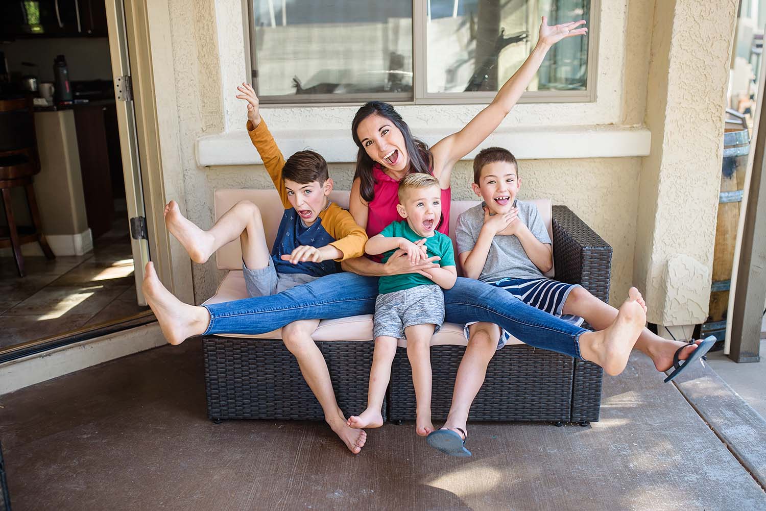 mom of three crazy boys